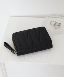 Meing（ミーイング）の「Meing ミニ 財布 コンパクト ウォレット カードケース ラウンドファスナー ストラップ付き（財布）」