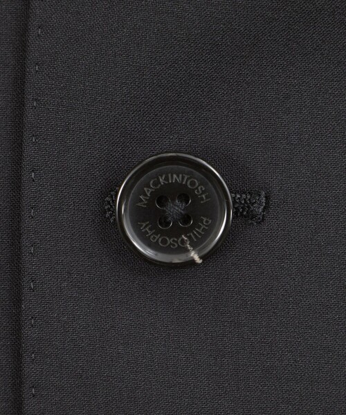 MACKINTOSH PHILOSOPHY(マッキントッシュ フィロソフィー)の「トロッター ジャケット #109 ウール混ストレッチトロピカル(テーラードジャケット・メンズ・ダークネイビー/ブラック・38/40)」の10枚目の写真