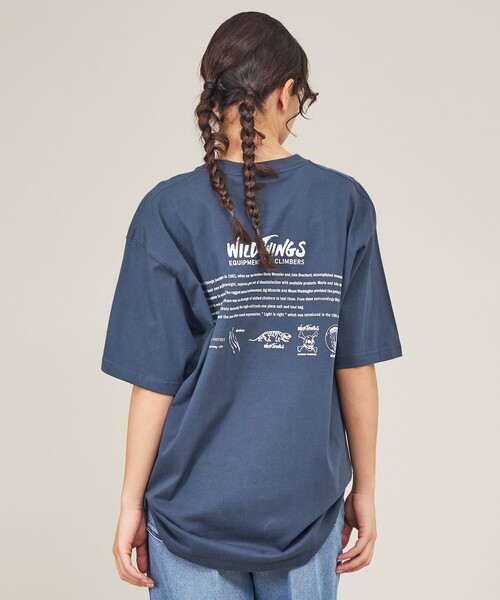 WILD THINGS（ワイルドシングス）の「【WILDTHINGS / ワイルドシングス】OLD ICONS TEE / オールドアイコンズTシャツ（半袖・ユニセックス）WT26057K（Tシャツ/カットソー・メンズ・ホワイト/ブラック/ネイビー・M/L）」の3枚目の写真