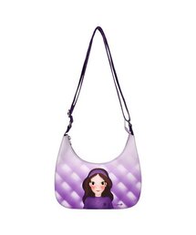 YOUK SHIM WON（ユクシムウォン）の「ビッグホーボーバッグ パープルルナ（メッセンジャーバッグ）」