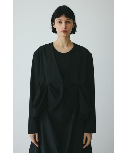 HeRIN.CYE(ヘリンドットサイ)の「CLO Peplum hem jacket クロペプラムヘムジャケット(その他アウター・レディース・ブラック・FREE)」の2枚目の写真
