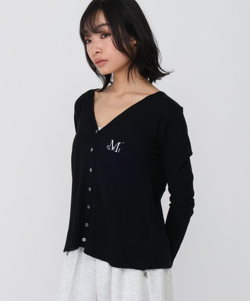 MUCENT(ムセント)の「MUCENT/REITZVネックカーディガン(カーディガン/ボレロ・レディース・ライトブルー/ライトベージュ/ブラック/グレー・FREE)」の8枚目の写真