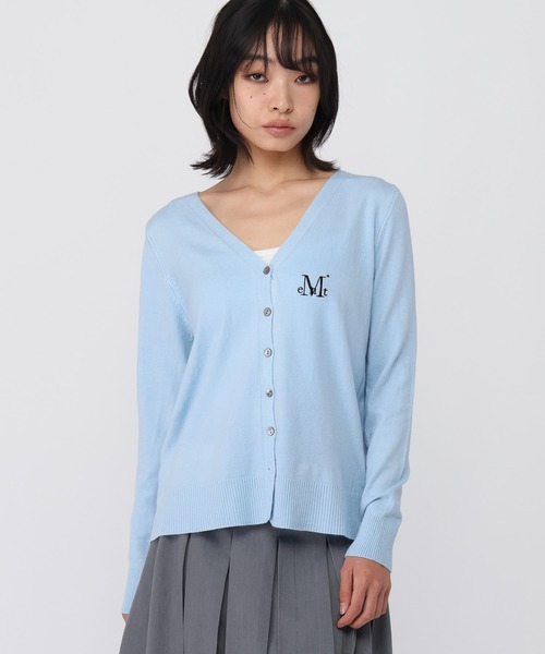 MUCENT(ムセント)の「MUCENT/REITZVネックカーディガン(カーディガン/ボレロ・レディース・ライトブルー/ライトベージュ/ブラック/グレー・FREE)」の18枚目の写真
