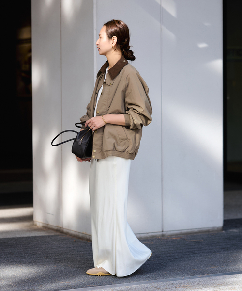 FRAMeWORK(フレームワーク)の「BARBOUR/バブアー 別注TRANSPORT ブルゾン(その他アウター・レディース・ベージュ/モカ・FREE)」の10枚目の写真