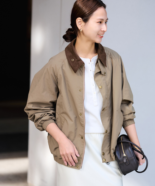 FRAMeWORK(フレームワーク)の「BARBOUR/バブアー 別注TRANSPORT ブルゾン(その他アウター・レディース・ベージュ/モカ・FREE)」の13枚目の写真