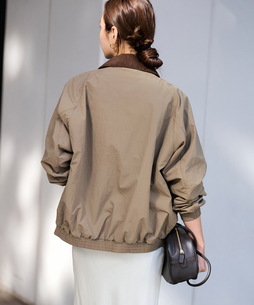 FRAMeWORK(フレームワーク)の「BARBOUR/バブアー 別注TRANSPORT ブルゾン(その他アウター・レディース・ベージュ/モカ・FREE)」の15枚目の写真