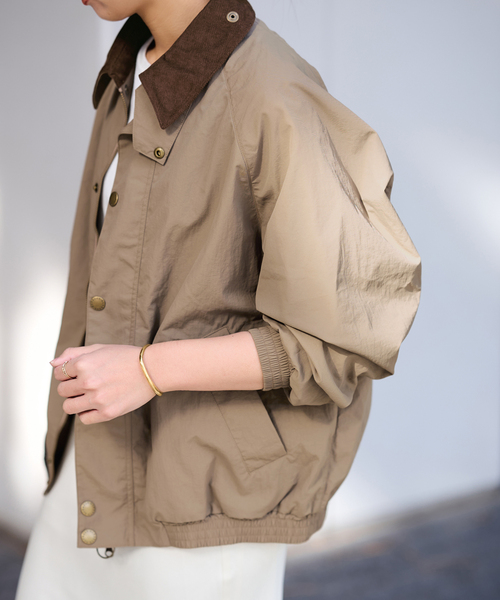 FRAMeWORK(フレームワーク)の「BARBOUR/バブアー 別注TRANSPORT ブルゾン(その他アウター・レディース・ベージュ/モカ・FREE)」の16枚目の写真