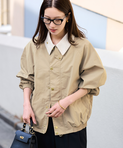 FRAMeWORK(フレームワーク)の「BARBOUR/バブアー 別注TRANSPORT ブルゾン(その他アウター・レディース・ベージュ/モカ・FREE)」の9枚目の写真