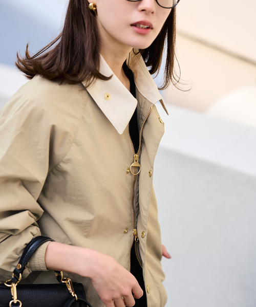 FRAMeWORK(フレームワーク)の「BARBOUR/バブアー 別注TRANSPORT ブルゾン(その他アウター・レディース・ベージュ/モカ・FREE)」の21枚目の写真