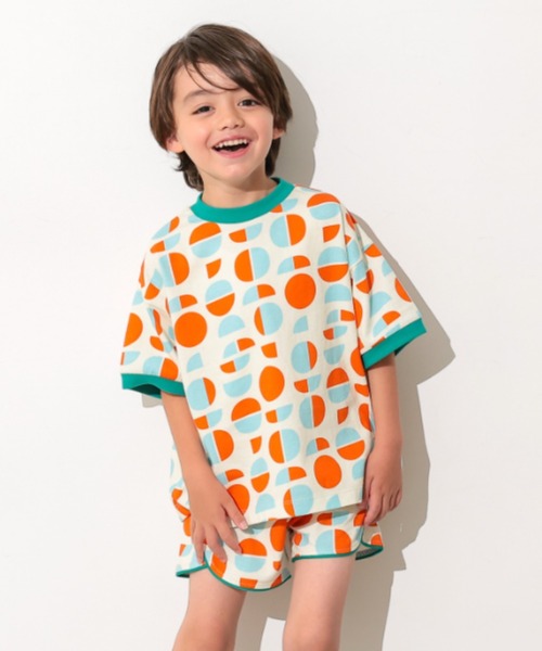 Ocean&Ground（オーシャン&グラウンド）の「Keiki POP Tｼｬﾂ（Tシャツ/カットソー・キッズ・アニマル/ドット/ライトパープル・90/80/110/100/140/130/120）」の4枚目の写真
