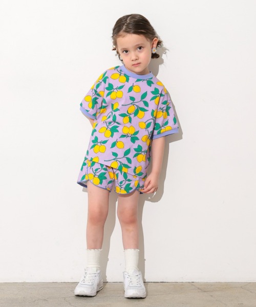 Ocean&Ground（オーシャン&グラウンド）の「Keiki POP Tｼｬﾂ（Tシャツ/カットソー・キッズ・アニマル/ドット/ライトパープル・90/80/110/100/140/130/120）」の14枚目の写真