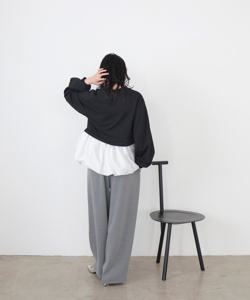 LIAN（リアン）の「バルーンペプラムスウェット（スウェット・レディース・ブラック/グレー/ホワイト系その他・FREE）」の21枚目の写真