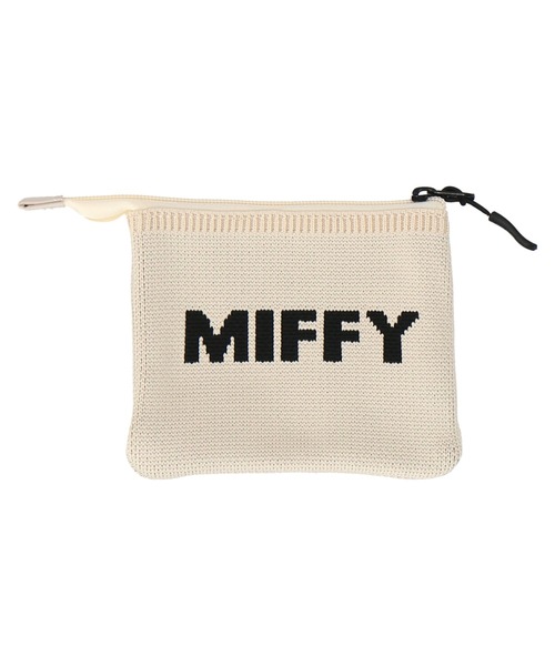 Miffy（ ミッフィー）の「ニットポーチ（ポーチ・レディース・グレー/アイボリー/オレンジ・FREE）」の4枚目の写真