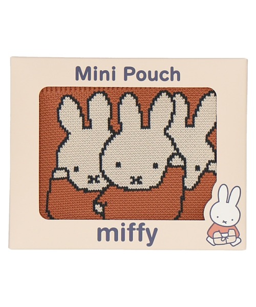 Miffy（ ミッフィー）の「ニットポーチ（ポーチ・レディース・グレー/アイボリー/オレンジ・FREE）」の14枚目の写真
