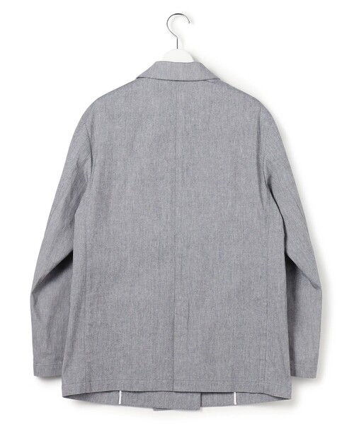 23区 L(ニジュウサンクオオキイサイズ)の「スラブツイルストレッチ オーバーサイズ ダブルジャケット(その他アウター・レディース・ネイビー系1/ベージュ系1・50/48/46/44)」の13枚目の写真