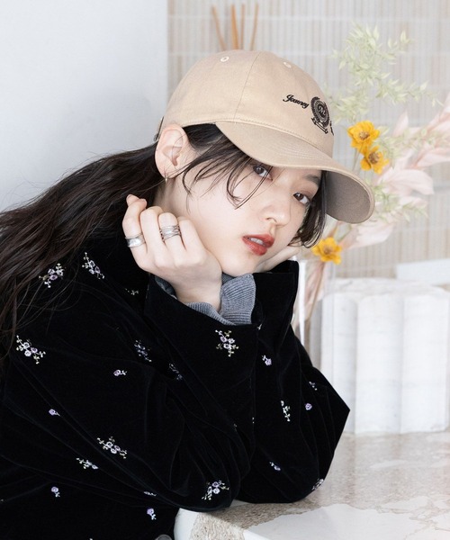 RAGEBLUE（レイジブルー）の「エンブレム刺繍キャップ（キャップ・レディース・ベージュ/レッド/ネイビー・FREE）」の5枚目の写真