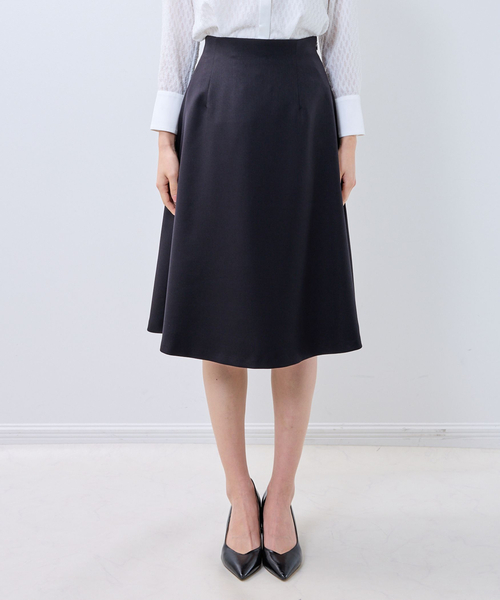 NARACAMICIE（ナラカミーチェ）の「【NARACAMICIE】パウダーツイルストレッチフレアスカート（スカート・レディース・ピンク/ブルー/ブラック・XL/M）」の4枚目の写真