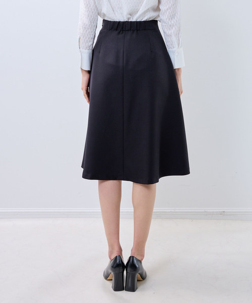 NARACAMICIE（ナラカミーチェ）の「【NARACAMICIE】パウダーツイルストレッチフレアスカート（スカート・レディース・ピンク/ブルー/ブラック・XL/M）」の6枚目の写真