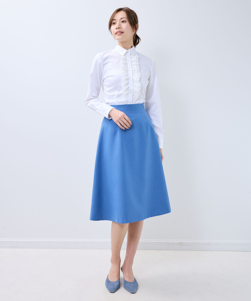 NARACAMICIE（ナラカミーチェ）の「【NARACAMICIE】パウダーツイルストレッチフレアスカート（スカート・レディース・ピンク/ブルー/ブラック・XL/M）」の13枚目の写真