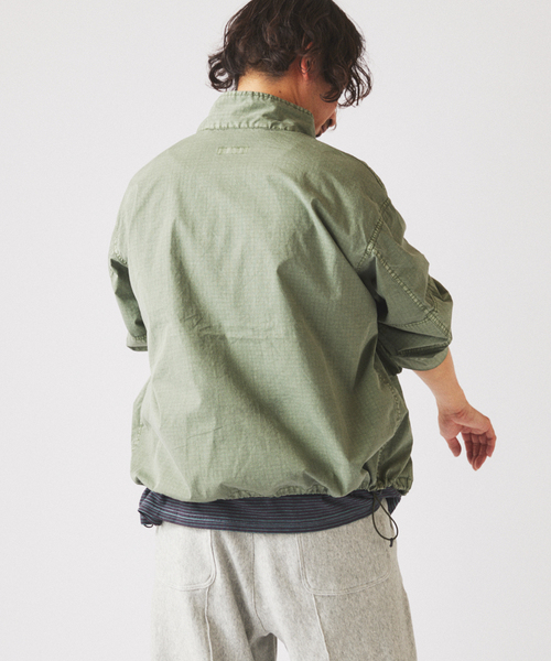 JOURNAL STANDARD relume(ジャーナルスタンダード レリューム)の「フェード加工 BDU リップストップ ジャケット(ミリタリージャケット・メンズ・チャコールグレー/ベージュ/オリーブ・MEDIUM/LARGE)」の13枚目の写真