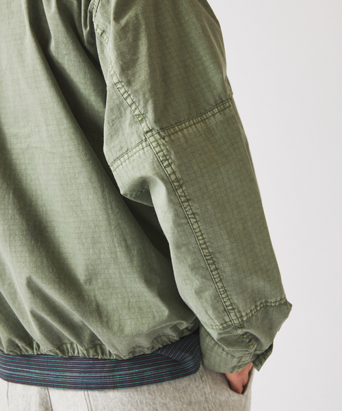 JOURNAL STANDARD relume(ジャーナルスタンダード レリューム)の「フェード加工 BDU リップストップ ジャケット(ミリタリージャケット・メンズ・チャコールグレー/ベージュ/オリーブ・MEDIUM/LARGE)」の16枚目の写真