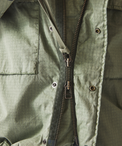 JOURNAL STANDARD relume(ジャーナルスタンダード レリューム)の「フェード加工 BDU リップストップ ジャケット(ミリタリージャケット・メンズ・チャコールグレー/ベージュ/オリーブ・MEDIUM/LARGE)」の17枚目の写真