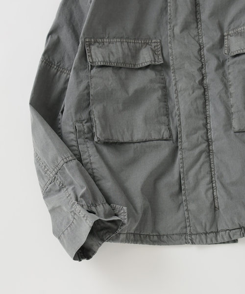JOURNAL STANDARD relume(ジャーナルスタンダード レリューム)の「フェード加工 BDU リップストップ ジャケット(ミリタリージャケット・メンズ・チャコールグレー/ベージュ/オリーブ・MEDIUM/LARGE)」の20枚目の写真