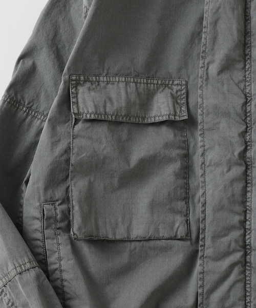 JOURNAL STANDARD relume(ジャーナルスタンダード レリューム)の「フェード加工 BDU リップストップ ジャケット(ミリタリージャケット・メンズ・チャコールグレー/ベージュ/オリーブ・MEDIUM/LARGE)」の21枚目の写真