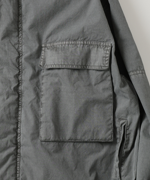 JOURNAL STANDARD relume(ジャーナルスタンダード レリューム)の「フェード加工 BDU リップストップ ジャケット(ミリタリージャケット・メンズ・チャコールグレー/ベージュ/オリーブ・MEDIUM/LARGE)」の22枚目の写真