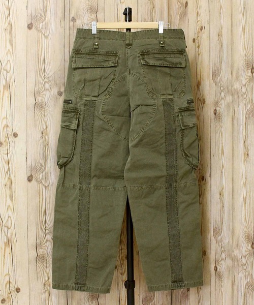 AVIREX(アヴィレックス)の「PIGMENT TAPING CARGO PANTS(カーゴパンツ・メンズ・ブラック/オリーブ/カーキ/カモフラージュ・M/XL/XXL/L)」の5枚目の写真