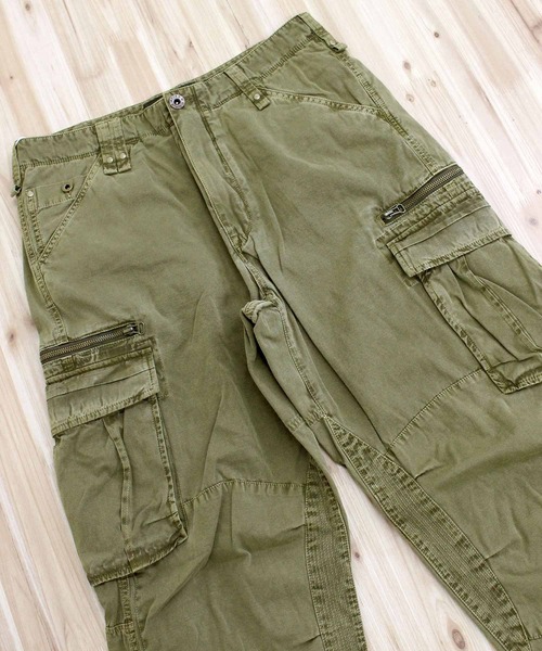 AVIREX(アヴィレックス)の「PIGMENT TAPING CARGO PANTS(カーゴパンツ・メンズ・ブラック/オリーブ/カーキ/カモフラージュ・M/XL/XXL/L)」の6枚目の写真