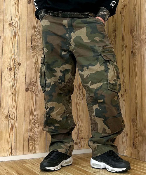 AVIREX(アヴィレックス)の「PIGMENT TAPING CARGO PANTS(カーゴパンツ・メンズ・ブラック/オリーブ/カーキ/カモフラージュ・M/XL/XXL/L)」の13枚目の写真