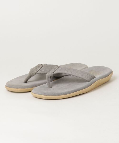 ISLAND SLIPPER（アイランドスリッパ）の「【T17】【ISLAND SLIPPER（アイランドスリッパ）】MEN’S CLASSIC SUEDE SANDAL（サンダル・メンズ・バーガンディー/チャコールグレー/グレー・8/10/7）」の2枚目の写真
