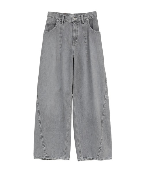 CLANE（クラネ）の「【CLANE/クラネ】COCOON BULKY DENIM PANTS/コクーンバルキーデニムパンツ（デニムパンツ・レディース・グレー/ブルー・1/2）」の2枚目の写真