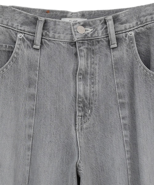 CLANE（クラネ）の「【CLANE/クラネ】COCOON BULKY DENIM PANTS/コクーンバルキーデニムパンツ（デニムパンツ・レディース・グレー/ブルー・1/2）」の4枚目の写真