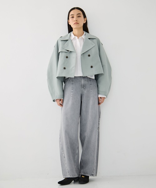 CLANE/クラネ】COCOON BULKY DENIM PANTS/コクーンバルキーデニム