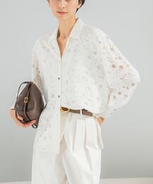 URBAN RESEARCH ROSSO WOMEN | オープンカラーレースシャツ(シャツ/ブラウス)