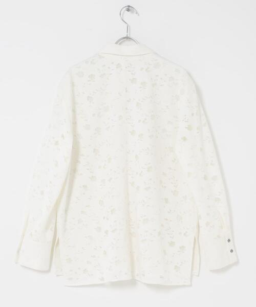 URBAN RESEARCH ROSSO WOMEN(アーバンリサーチ ロッソ)の「オープンカラーレースシャツ(シャツ/ブラウス・レディース・オフホワイト・FREE)」の14枚目の写真