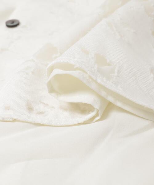 URBAN RESEARCH ROSSO WOMEN(アーバンリサーチ ロッソ)の「オープンカラーレースシャツ(シャツ/ブラウス・レディース・オフホワイト・FREE)」の15枚目の写真