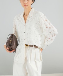 URBAN RESEARCH ROSSO WOMEN | オープンカラーレースシャツ(シャツ/ブラウス)