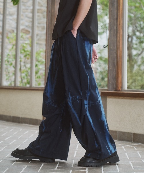 CASPER JOHN(キャスパージョン)の「Tie dye sweat pants/タイダイスウェットパンツ(スウェットパンツ・メンズ・ブルー/レッド/ブラック・MEDIUM/LARGE/SMALL/X-SMALL)」の5枚目の写真