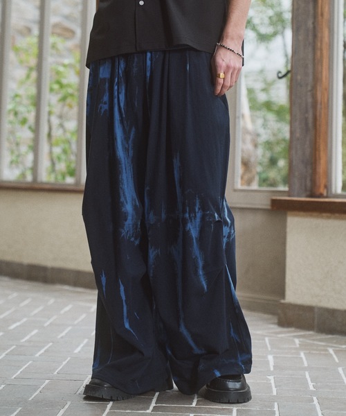 CASPER JOHN(キャスパージョン)の「Tie dye sweat pants/タイダイスウェットパンツ(スウェットパンツ・メンズ・ブルー/レッド/ブラック・MEDIUM/LARGE/SMALL/X-SMALL)」の7枚目の写真