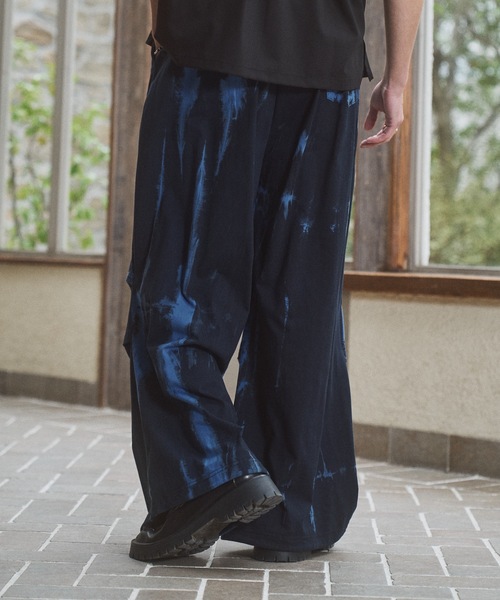 CASPER JOHN(キャスパージョン)の「Tie dye sweat pants/タイダイスウェットパンツ(スウェットパンツ・メンズ・ブルー/レッド/ブラック・MEDIUM/LARGE/SMALL/X-SMALL)」の8枚目の写真