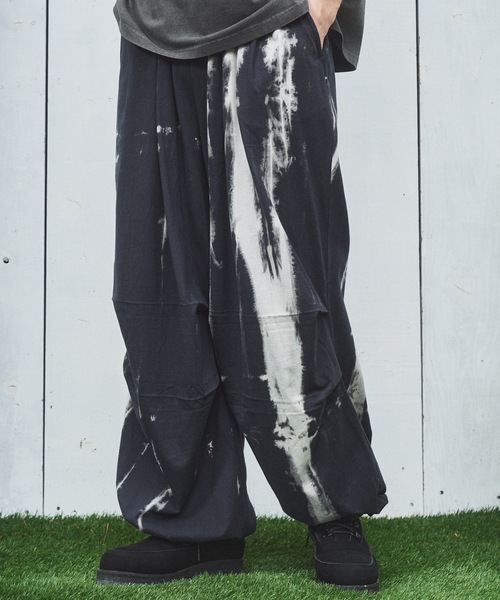 CASPER JOHN(キャスパージョン)の「Tie dye sweat pants/タイダイスウェットパンツ(スウェットパンツ・メンズ・ブルー/レッド/ブラック・MEDIUM/LARGE/SMALL/X-SMALL)」の16枚目の写真