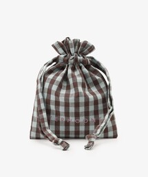 Afternoon Tea（アフタヌーンティー）の「ギンガムチェック巾着ポーチ（ポーチ）」
