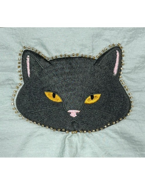 CACHELLIE（カシェリエ）の「CAT EMBROIDERY TOTE（トートバッグ・レディース・ミント/チャコールグレー/ライトピンク・FREE）」の10枚目の写真