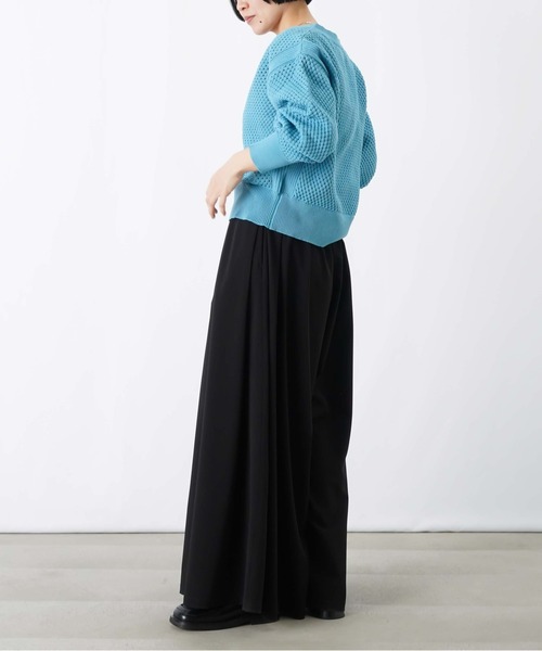 LUCA/LADY LUCK LUCA（ルカ/レディラックルカ）の「LC/LLL メッシュVネックカーディガン（ニット/セーター・レディース・サックスブルー/オフホワイト/グレー・FREE）」の17枚目の写真