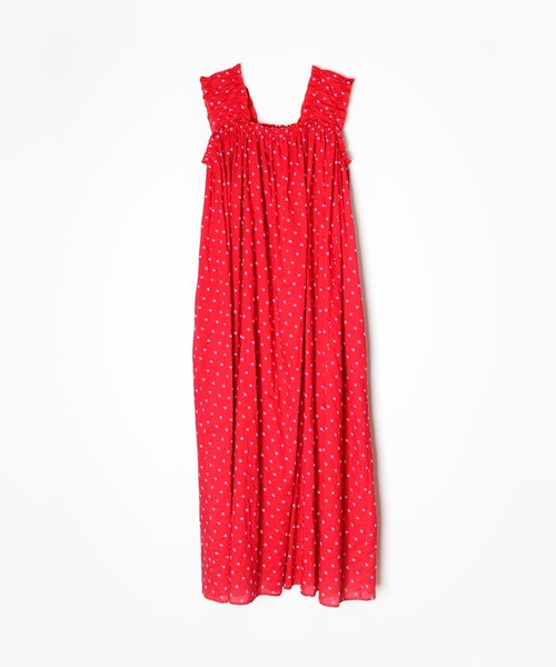 FLOWER EMBROIDERY NIGHT DRESS フラワーエンブロイダリーナイトドレス