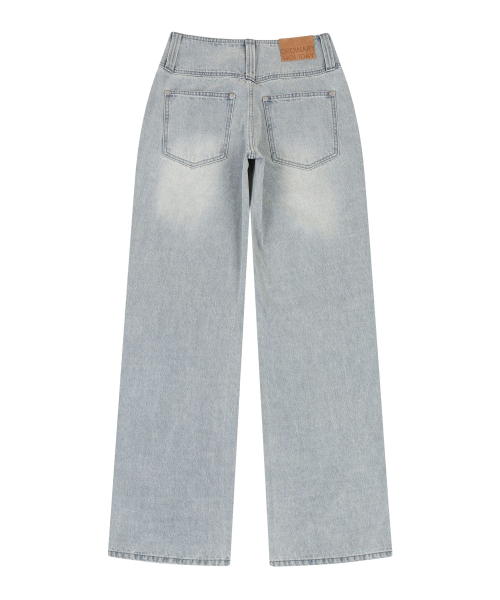 ORDINARY HOLIDAY（オーディナリー ホリデー）の「BOLD WAIST WIDE JEANS [SKY BLUE]（デニムパンツ・レディース・その他・SMALL/MEDIUM）」の3枚目の写真