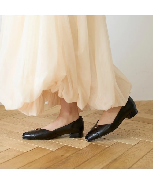 carino(カリーノ)の「オープントゥパンプス(パンプス・レディース・ブラック/ベージュ系その他/グレー・24.5cm/24cm/23.5cm/23cm/22.5cm)」の6枚目の写真